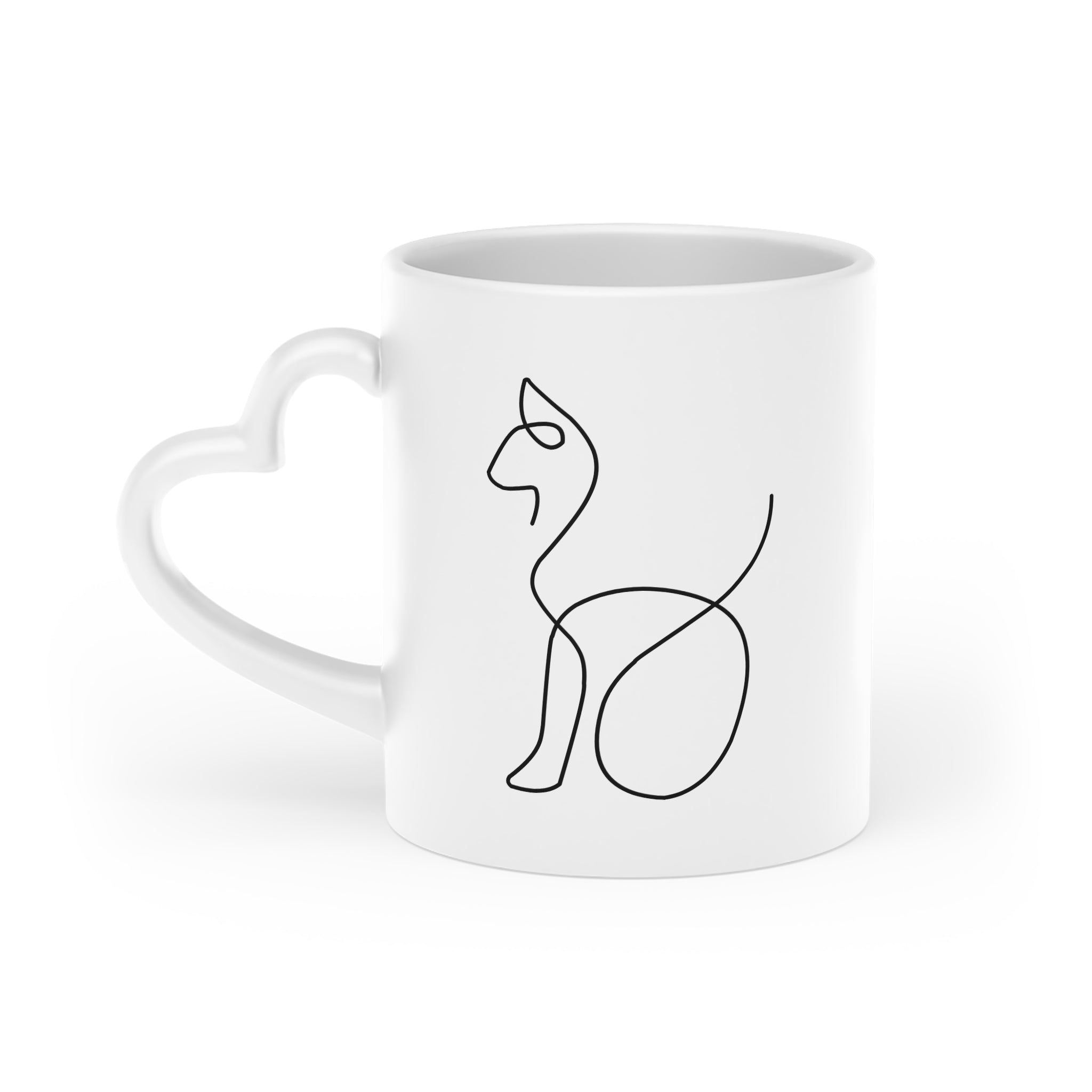The Muse Heart-Shaped Mug