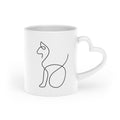 The Muse Heart-Shaped Mug