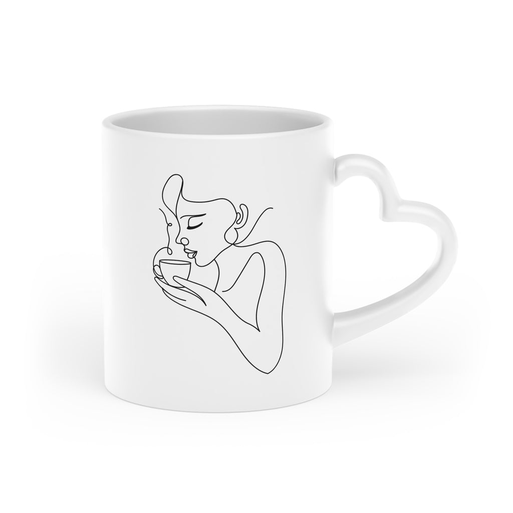 The Moment Heart-Shaped Mug