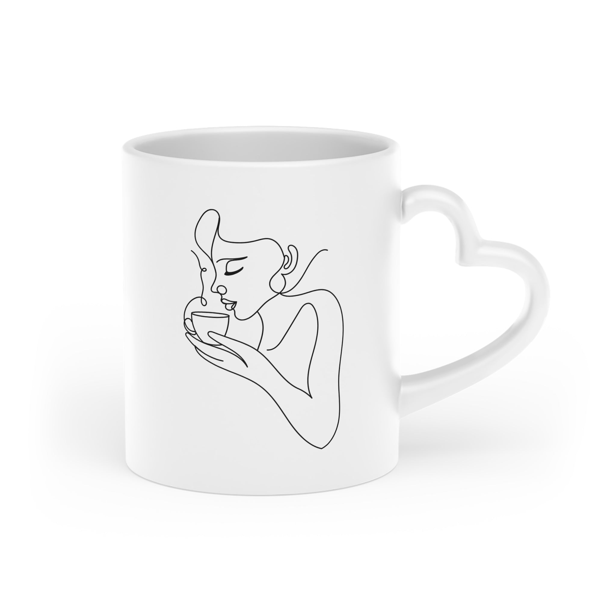The Moment Heart-Shaped Mug
