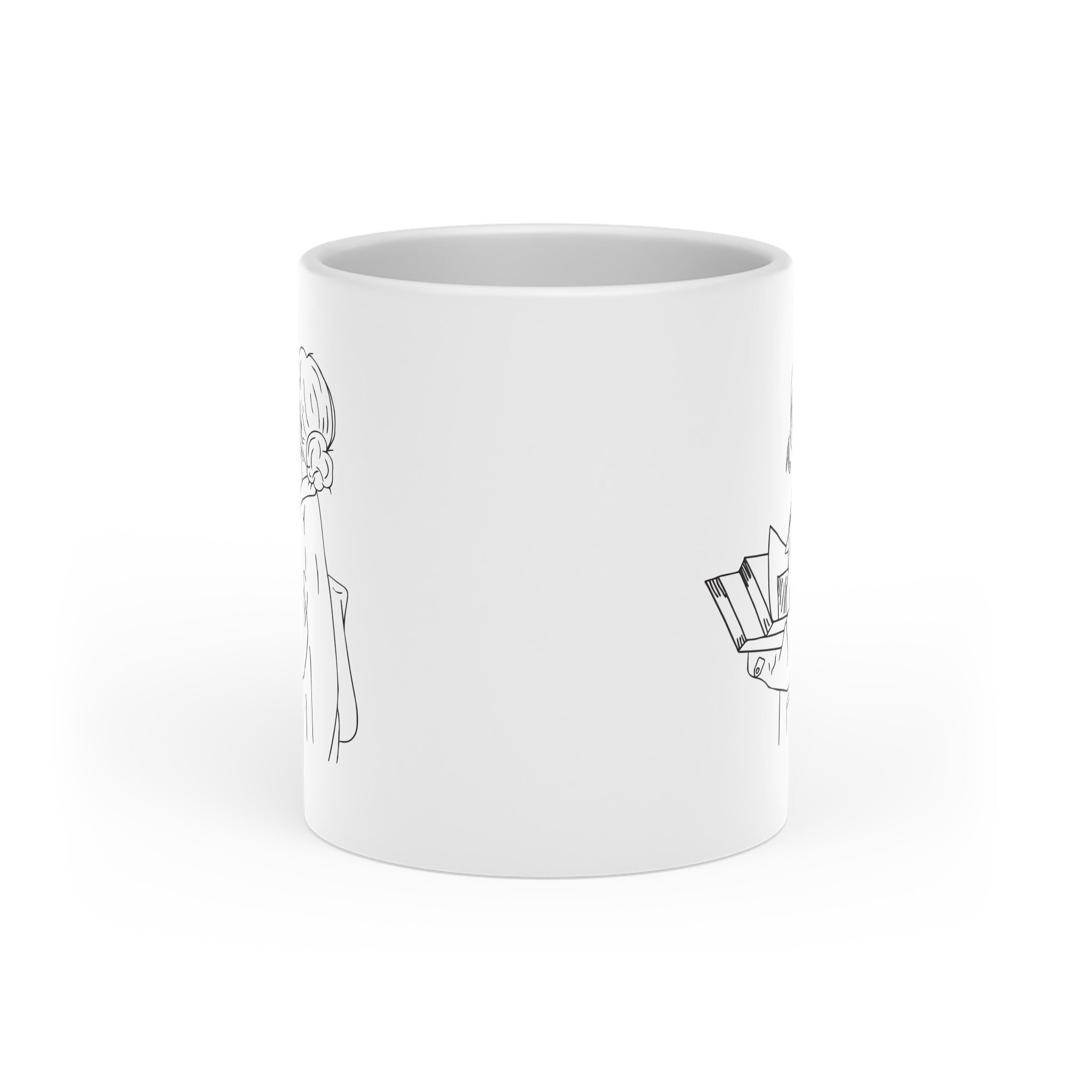 The Curator Heart-Shaped Mug