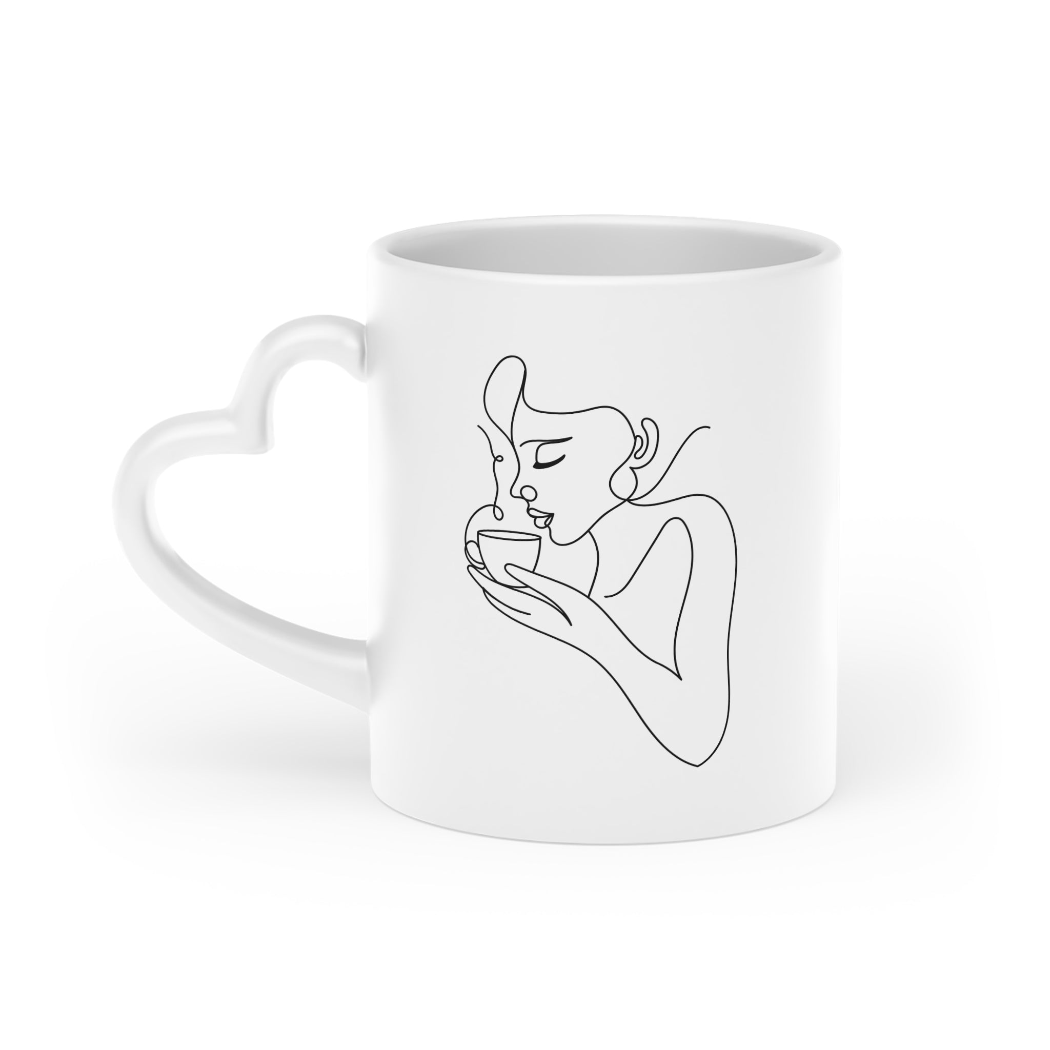 The Moment Heart-Shaped Mug